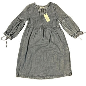 NWT Myra Dress & Romper Womens Medium Cotton Denim Look‎ SKU S-6324